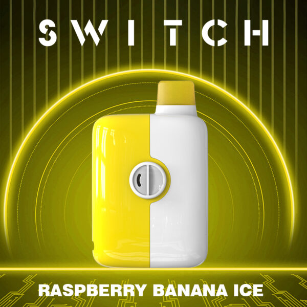 MR FOG SWITCH 5500 PUFFS - RASPBERRY BANANA ICE (BOLD 50)