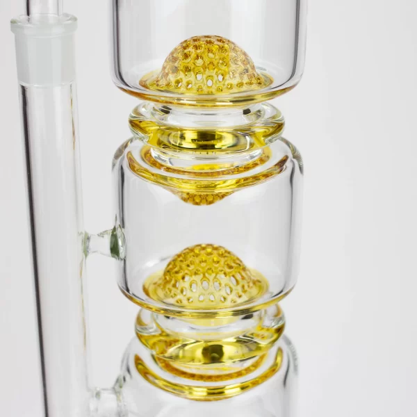 H2O 17" GLASS 2-HONEYCOMB BONG - Image 2