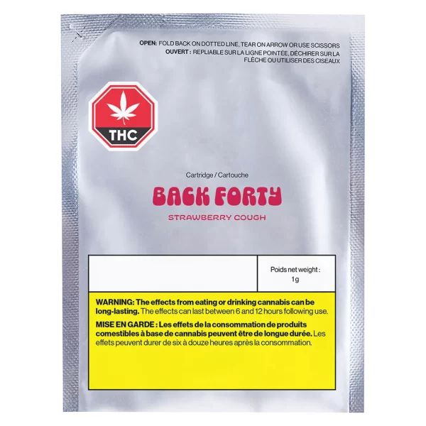 BACK FORTY - STRAWBERRY COUGH 1G