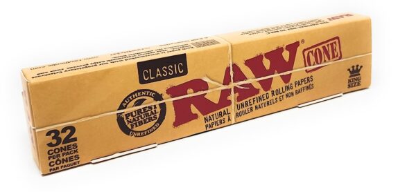 RAW CLASSIC CONE KING SIZE (32 Pack)