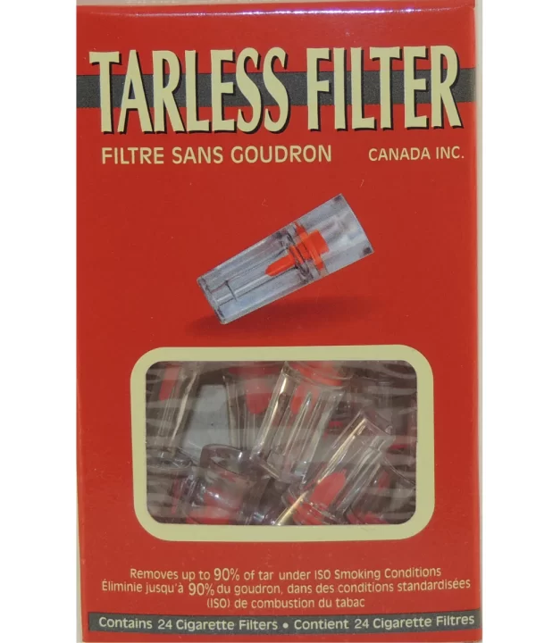 TARLESS FILTER 24 CIGARETTE FILTERS