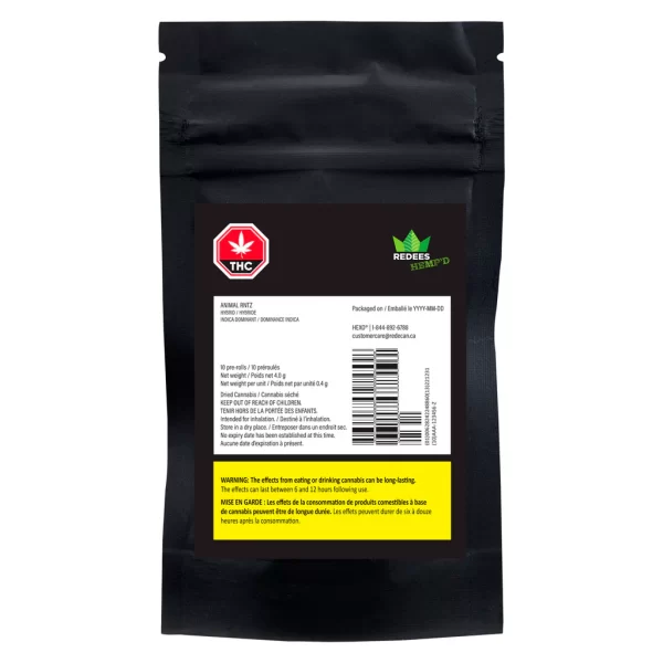 REDECAN REDEES - ANIMAL RNTZ HEMP'D PR10X0.4G