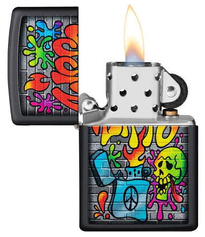ZIPPO LIGHTER - STREET ART DESIGN - Image 2