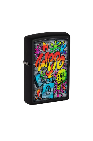 ZIPPO LIGHTER - STREET ART DESIGN