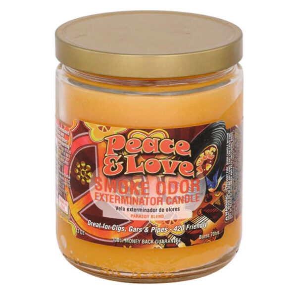 SMOKE ODOR CANDLE - PEACE & LOVE