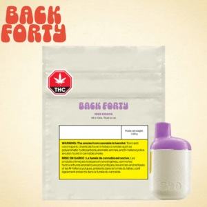 BACK FORTY - ICED GRAPE 0.95G (DISPOSABLE VAPE)