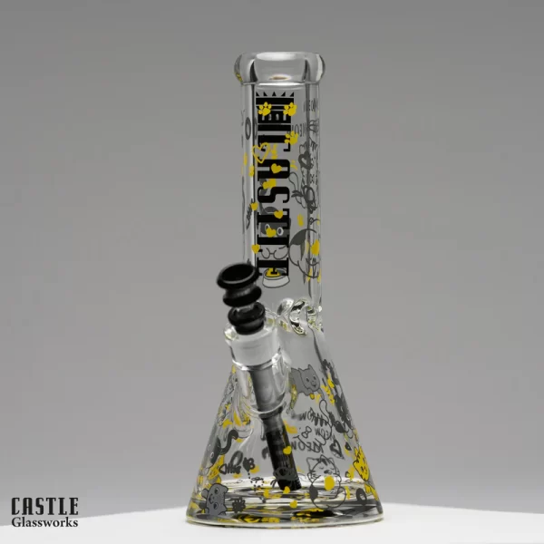 CASTLE 12" GLASS BONG #5