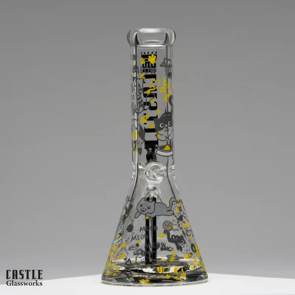 CASTLE 12" GLASS BONG #5 - Image 3