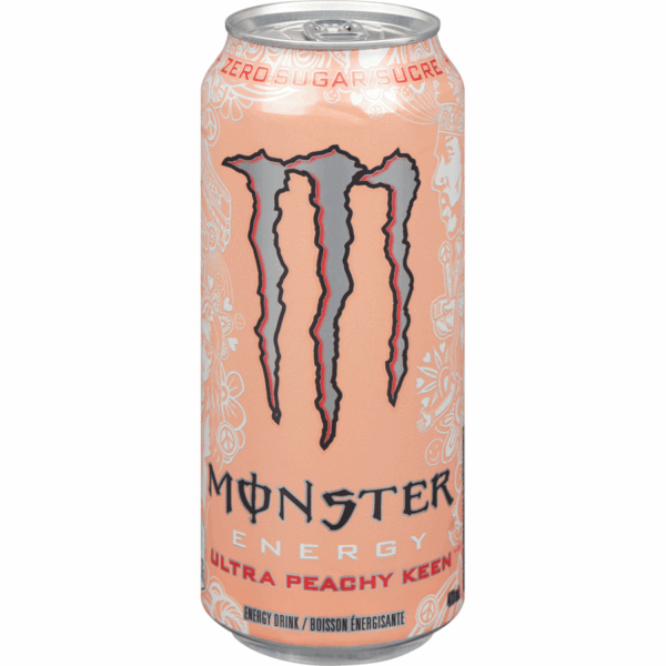 MONSTER PEACHES & CREAM (ZERO SUGAR) 473mL