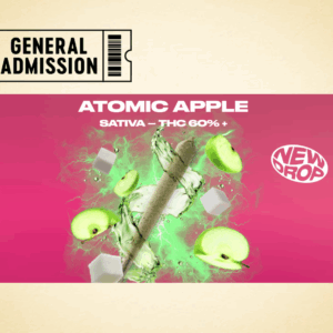 GENERAL ADMISSION - ATOMIC APPLE DIAMOND INFUSED & KIEF COATED PR3X0.5G