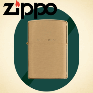 ZIPPO LIGHETR - SOLID BRASS DESIGN