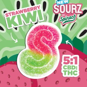 SOURZ BY Spinach - STRAWBERRY KIWI GUMMIES