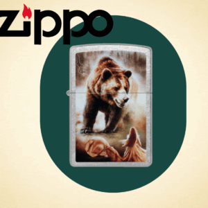 ZIPPO LIGHTERS - MAZZI BEAR AND WOMAN DESIGN