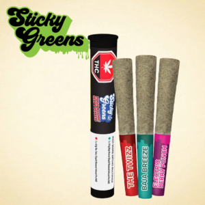 STICKY GREENS - HIGH SCORE SATIVAS PR3X0.5