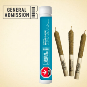 GENERAL ADMISSION - BLUE RAZZ KIEF COATED INFUSED PR3X0.5G
