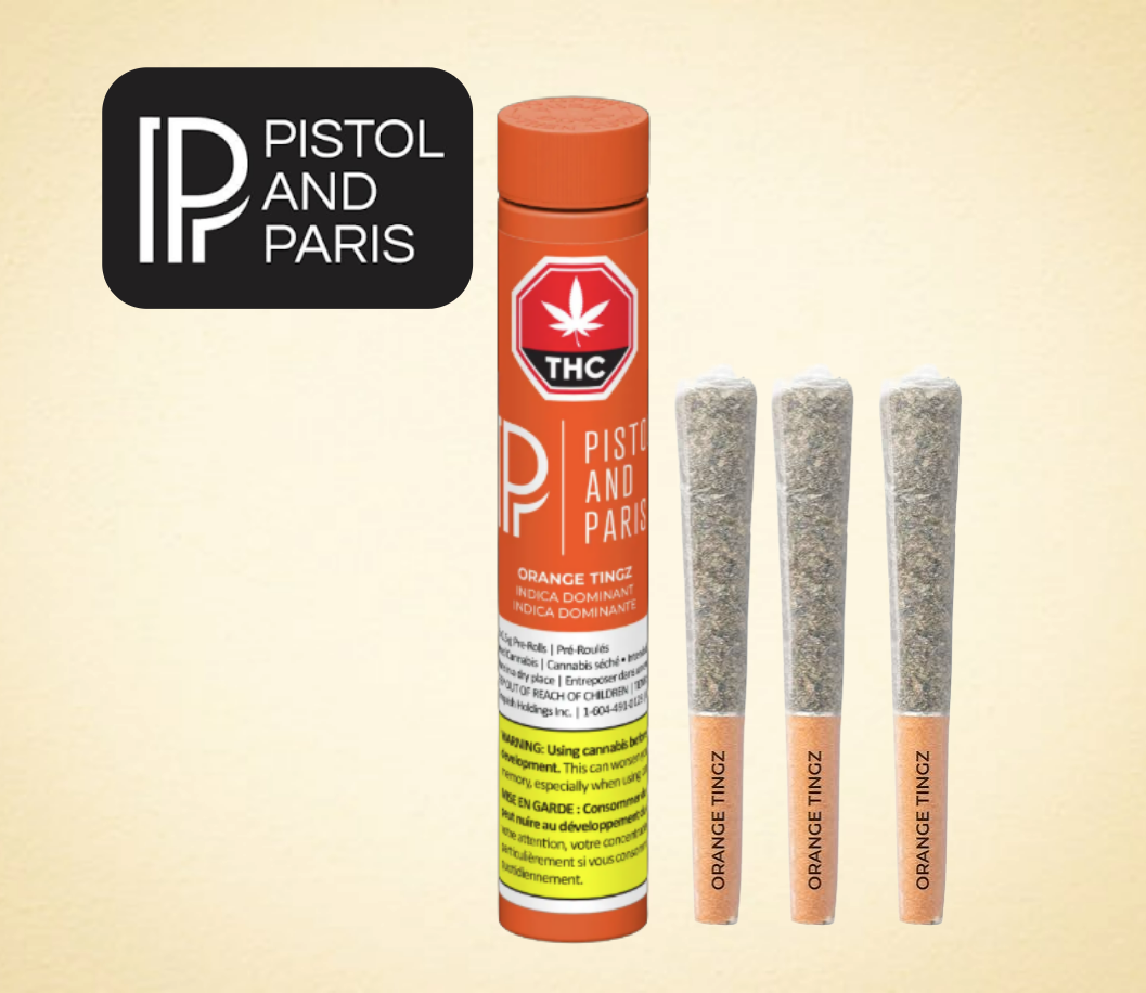 PISTOL AND PARIS - ORANGE TINGZ PR3X0.5G