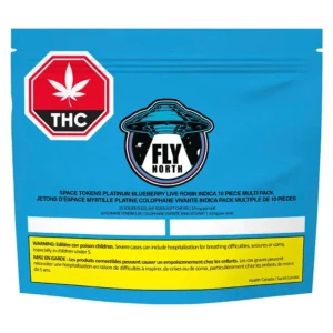 FLY NORTH - Platinum Blueberry Live Rosin (Party Pack of 10)